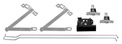 67-72 CHEV/GMC FLEETSIDE TAILGATE HARDWARE KIT, INCLUDES RODS, HANDLE, HINGES AND LATCHES ,7PC