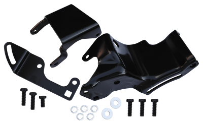 67-72 GM 6CYL PWR STEERING PUMP BRACKET KIT, 194, 230, 250 CI W/O INTEGRATED HEAD