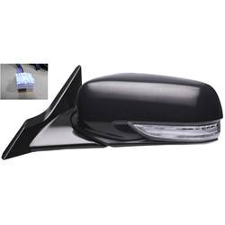 LKQ - 2009-2014 Acura TL Driver's Side Door Mirror Power Adjustment, Manual Folding, Heated, Housing Turn Signal Indicator, Memory Setting, Mirror Turn Signal Indicator, Paint to Match