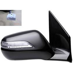 LKQ - 2007-2008 Acura MDX Passenger's Side Door Mirror Power Adjustment, Manual Folding, Heated, Housing Turn Signal Indicator, Memory Setting, Mirror Turn Signal Indicator, Paint to Match