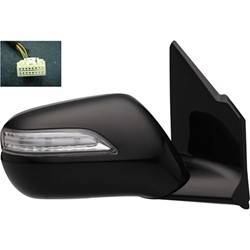 LKQ - 2010-2013 Acura MDX Passenger's Side Door Mirror Power Adjustment, Manual Folding, Heated, Housing Turn Signal Indicator, Memory Setting, Mirror Turn Signal Indicator, Paint to Match