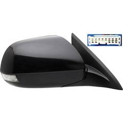 LKQ - 2009-2014 Acura TSX Passenger's Side Door Mirror Power Adjustment, Manual Folding, Heated, Housing Turn Signal Indicator, Memory Setting, Mirror Turn Signal Indicator, Paint to Match