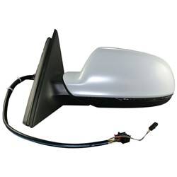 LKQ - 2011-2013 Audi A3 Driver's Side Door Mirror Power Adjustment, Powered Folding, Non-Heated, Mirror Turn Signal Indicator, Paint to Match