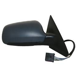 LKQ - 2000-2004 Audi A6 Passenger's Side Door Mirror Power Adjustment, Manual Folding, Heated, Memory Setting, Paint to Match