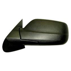 LKQ - 2005-2010 Jeep Grand Cherokee Driver's Side Door Mirror Power Adjustment, Manual Folding, Heated, Textured Black