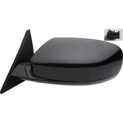 LKQ - 2011-2014 Dodge Charger Driver's Side Door Mirror Power Adjustment, Manual Folding, Non-Heated, Textured Paint To Match