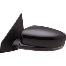 LKQ - 2016 Dodge Dart Driver's Side Door Mirror Power Adjustment, Manual Folding, Heated, Housing Turn Signal Indicator, Integrated Puddle Light, Mirror Turn Signal Indicator, Textured Paint To Match