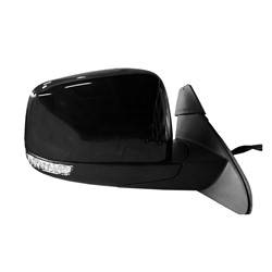 LKQ - 2011-2022 Dodge Durango Driver's Side Door Mirror Power Adjustment, Manual Folding, Heated, Blind Spot Indicator, Housing Turn Signal Indicator, Memory Setting, Mirror Turn Signal Indicator