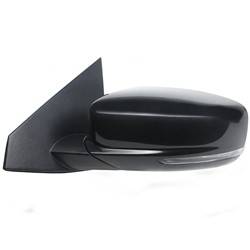 LKQ - 2013-2015 Dodge Dart Driver's Side Door Mirror Power Adjustment, Manual Folding, Heated, Blind Spot Indicator, Housing Turn Signal Indicator, Integrated Puddle Light, Mirror Turn Signal Indicator, Textured Paint To Match