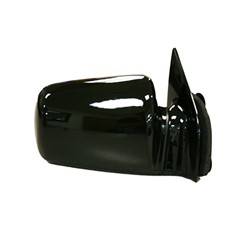 LKQ - 1993-1995 Jeep Grand Cherokee Passenger's Side Door Mirror Power Adjustment, Non-Foldaway, Heated, Gloss Black