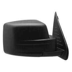 LKQ - 2008-2009 Jeep Liberty Passenger's Side Door Mirror Power Adjustment, Manual Folding, Non-Heated, Textured