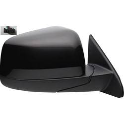 LKQ - 2011-2016 Jeep Grand Cherokee Passenger's Side Door Mirror Power Adjustment, Manual Folding, Heated, Paint to Match