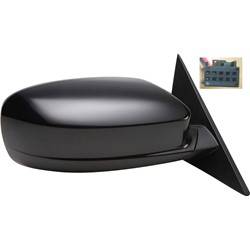 LKQ - 2011-2019 Chrysler 300 Passenger's Side Door Mirror Power Adjustment, Manual Folding, Heated, Textured Paint To Match