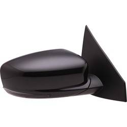 LKQ - 2016 Dodge Dart Passenger's Side Door Mirror Power Adjustment, Manual Folding, Heated, Housing Turn Signal Indicator, Integrated Puddle Light, Mirror Turn Signal Indicator, Textured Paint To Match