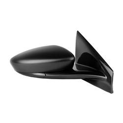 LKQ - 2015-2017 Chrysler 200 Passenger's Side Door Mirror Power Adjustment, Manual Folding, Heated, Black