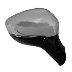 LKQ - 2017-2019 Chrysler Pacifica Passenger's Side Door Mirror Power Adjustment, Manual Folding, Heated, Blind Spot Indicator, Housing Turn Signal Indicator, Mirror Turn Signal Indicator, Chrome