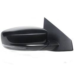 LKQ - 2013-2015 Dodge Dart Passenger's Side Door Mirror Power Adjustment, Manual Folding, Heated, Blind Spot Indicator, Housing Turn Signal Indicator, Integrated Puddle Light, Mirror Turn Signal Indicator, Textured Paint To Match