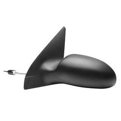 LKQ - 2002-2007 Ford Focus Driver's Side Door Mirror Manual Adjustment, Non-Foldaway, Non-Heated, Textured Black