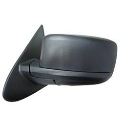 LKQ - 2003 Ford Expedition Driver's Side Door Mirror Power Adjustment, Manual Folding, Heated, Integrated Puddle Light, Textured Black