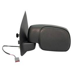 LKQ - 2001-2005 Ford Excursion Driver's Side Door Mirror Power Adjustment, Manual Folding, Heated, Textured