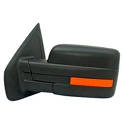 LKQ - 2009-2011 Ford F-150 Driver's Side Door Mirror Power Adjustment, Manual Folding, Heated, Housing Turn Signal Indicator, Mirror Turn Signal Indicator, Textured Black