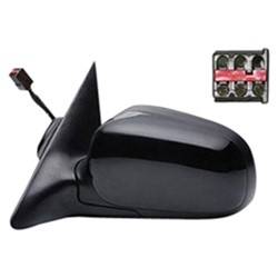 LKQ - 2009-2011 Ford Crown Victoria Driver's Side Door Mirror Power Adjustment, Manual Folding, Non-Heated, Textured Paint To Match