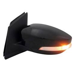 LKQ - 2013-2016 Ford Escape Driver's Side Door Mirror Power Adjustment, Manual Folding, Heated, Blind Spot Mirror, Housing Turn Signal Indicator, Integrated Puddle Light, Memory Setting, Mirror Turn Signal Indicator, Textured Paint To Match