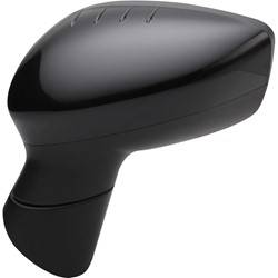 LKQ - 2011-2019 Ford Fiesta Driver's Side Door Mirror Power Adjustment, Manual Folding, Non-Heated, Blind Spot Mirror, Textured Paint To Match