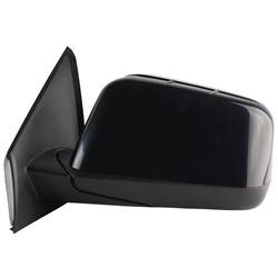 LKQ - 2008-2009 Lincoln MKX Driver's Side Door Mirror Power Adjustment, Manual Folding, Heated, Integrated Puddle Light, Memory Setting, Textured Chrome