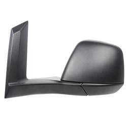 LKQ - 2014-2022 Ford Transit Connect Driver's Side Door Mirror Manual Adjustment, Manual Folding, Non-Heated, Blind Spot Mirror, Textured, Large Housing