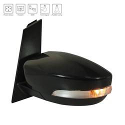 LKQ - 2013-2018 Ford C-Max Driver's Side Door Mirror Power Adjustment, Manual Folding, Heated