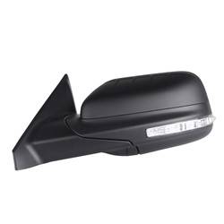 LKQ - 2011-2015 Ford Explorer Driver's Side Door Mirror Power Adjustment, Powered Folding, Heated, Blind Spot Indicator, Housing Turn Signal Indicator, Integrated Puddle Light, Memory Setting, Mirror Turn Signal Indicator, Textured Black