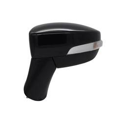 LKQ - 2018-2022 Ford EcoSport Driver's Side Door Mirror Power Adjustment, Manual Folding, Non-Heated, Blind Spot Mirror, Housing Turn Signal Indicator, Mirror Turn Signal Indicator, Textured Paint To Match