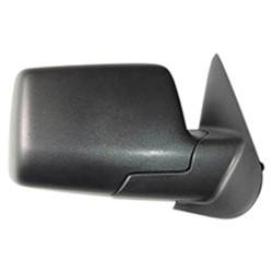 LKQ - 2006-2011 Ford Ranger Passenger's Side Door Mirror Manual Adjustment, Manual Folding, Non-Heated, Textured Black