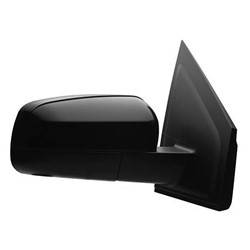 LKQ - 2005-2007 Ford Freestyle Passenger's Side Door Mirror Power Adjustment, Manual Folding, Heated, Integrated Puddle Light, Memory Setting, Textured Paint To Match