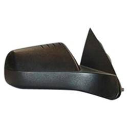 LKQ - 2008-2011 Ford Focus Passenger's Side Door Mirror Manual Adjustment, Non-Foldaway, Non-Heated, Textured Paint To Match