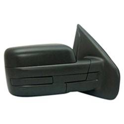 LKQ - 2009-2011 Ford F-150 Passenger's Side Door Mirror Manual Adjustment, Manual Folding, Non-Heated, Textured Black