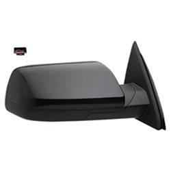 LKQ - 2009-2012 Ford Flex Passenger's Side Door Mirror Power Adjustment, Manual Folding, Heated, Textured Paint To Match