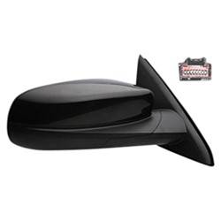 LKQ - 2010-2011 Ford Taurus Passenger's Side Door Mirror Power Adjustment, Manual Folding, Heated, Integrated Puddle Light, Textured Paint To Match