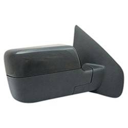 LKQ - 2007-2008 Ford F-150 Passenger's Side Door Mirror Power Adjustment, Powered Folding, Heated, Housing Turn Signal Indicator, Integrated Puddle Light, Memory Setting, Mirror Turn Signal Indicator, Textured Paint To Match