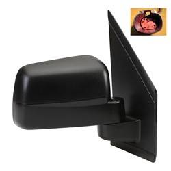 LKQ - 2010-2013 Ford Transit Connect Passenger's Side Door Mirror Power Adjustment, Manual Folding, Heated, Textured