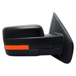 LKQ - 2011-2014 Ford F-150 Passenger's Side Door Mirror Power Adjustment, Manual Folding, Non-Heated, Textured Paint To Match