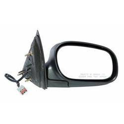 LKQ - 1998-2009 Mercury Grand Marquis Passenger's Side Door Mirror Power Adjustment, Manual Folding, Non-Heated, Textured Chrome