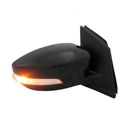 LKQ - 2013-2016 Ford Escape Passenger's Side Door Mirror Power Adjustment, Manual Folding, Heated, Blind Spot Mirror, Housing Turn Signal Indicator, Integrated Puddle Light, Memory Setting, Mirror Turn Signal Indicator, Textured Paint To Match