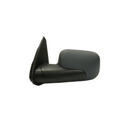 LKQ - 2007-2011 Chevrolet HHR Driver's Side Door Mirror Power Adjustment, Manual Folding, Non-Heated, Black