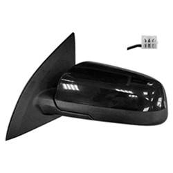 LKQ - 2008-2009 Pontiac G8 Driver's Side Door Mirror Power Adjustment, Manual Folding, Non-Heated, Textured Paint To Match