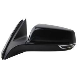 LKQ - 2013 Chevrolet Malibu Driver's Side Door Mirror Power Adjustment, Non-Foldaway, Heated, Housing Turn Signal Indicator, Mirror Turn Signal Indicator, Textured Paint To Match