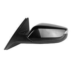 LKQ - 2016-2018 Chevrolet Malibu Driver's Side Door Mirror Power Adjustment, Manual Folding, Heated, Blind Spot Indicator, Housing Turn Signal Indicator, Memory Setting, Mirror Turn Signal Indicator, Textured Paint To Match