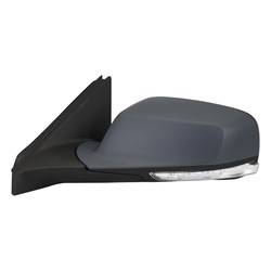 LKQ - 2014-2016 Buick LaCrosse Driver's Side Door Mirror Power Adjustment, Manual Folding, Heated, Blind Spot Indicator, Housing Turn Signal Indicator, Integrated Puddle Light, Memory Setting, Mirror Turn Signal Indicator, Textured Gray