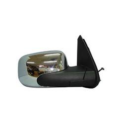 LKQ - 2006-2011 Chevrolet HHR Passenger's Side Door Mirror Power Adjustment, Manual Folding, Non-Heated, Textured Chrome